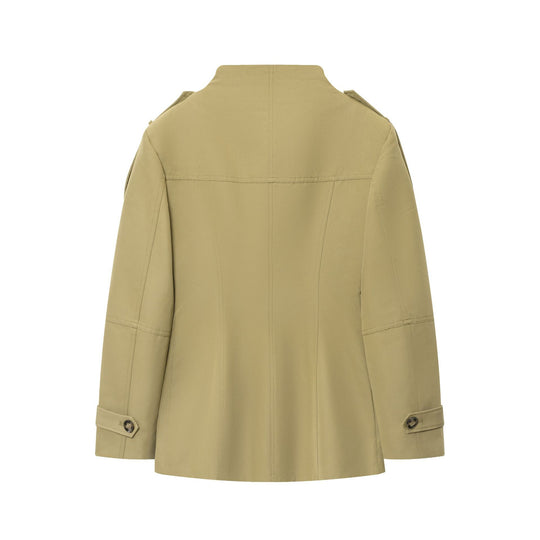 Damen Utility-Jacke mit hohen Kragen und praktischen Taschen EB