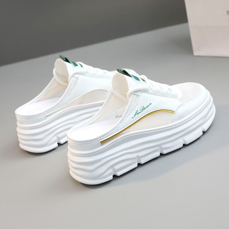 Damen Bequeme Slip-On Sneakers mit dämpfender Sohle und atmungsaktiver Oberfläche EB