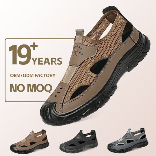 Damen Sportliche Outdoor-Sandalen mit atmungsaktivem Mesh-Obermaterial und rutschfester Sohle EB