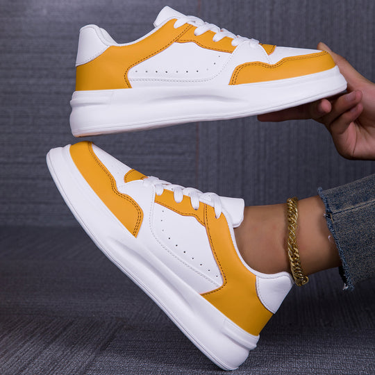 Damen Sportliche Sneakers mit atmungsaktiver Oberflächenstruktur und dämpfender Sohle EB