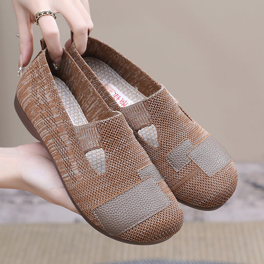 Damen Leichte und atmungsaktive Freizeitschuhe mit elastischem Einschnitt EB