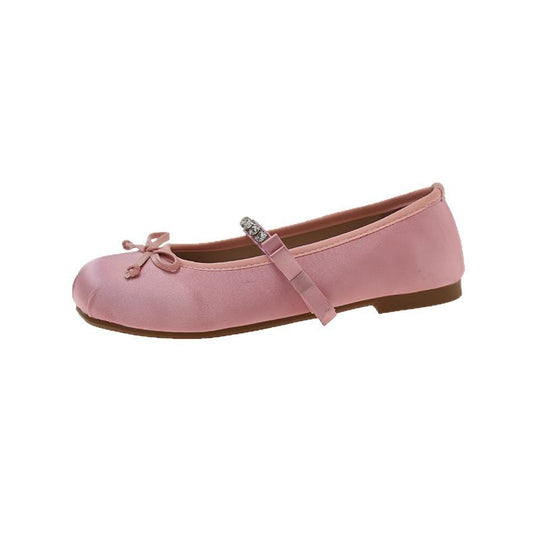 Damen Ballerinas mit dekorativem Riemchen und funkelnden Akzenten EB