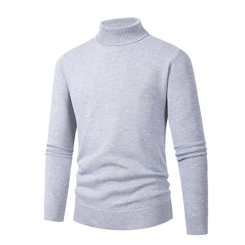 Herren eleganter Rollkragenpullover aus hochwertigem Material EB