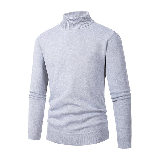 Herren eleganter Rollkragenpullover aus hochwertigem Material EB