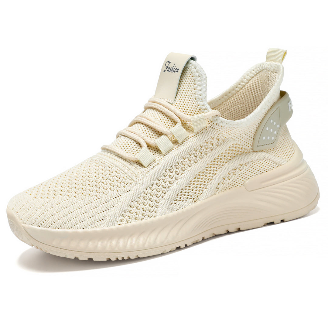 Damen Sportliche Netz-Sneaker mit atmungsaktiver Struktur und dämpfender Sohle EB