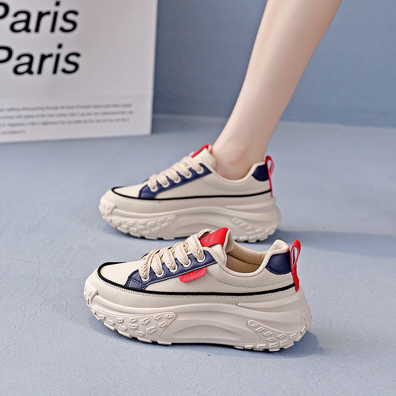 Damen modische Chunky Sneaker mit dämpfendem Komfort EB