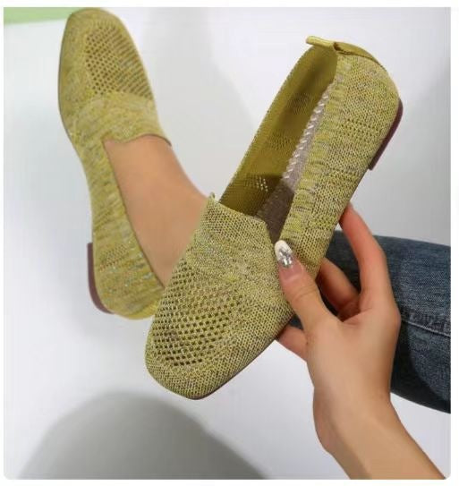 Damen Bequeme und luftige Slipper mit atmungsaktivem Obermaterial EB