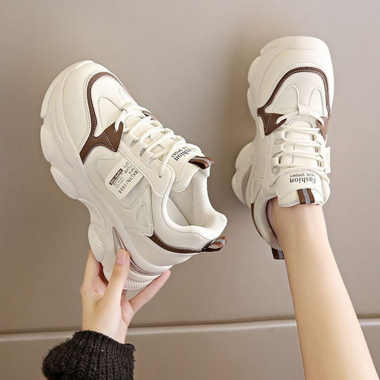 Damen Sportliche Chunky Sneakers mit weicher Dämpfung EB