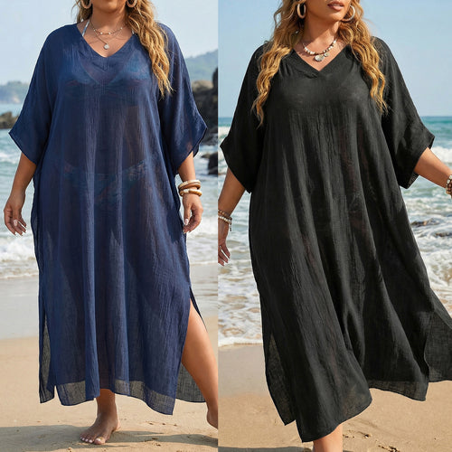 Damen luftiger Strandkleid EB