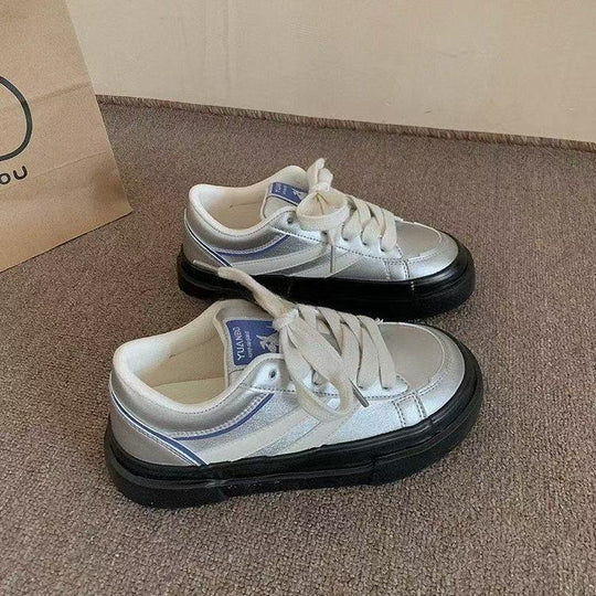 Damen Sportliche Sneaker mit atmungsaktivem Obermaterial und robustem Sohlenprofil EB