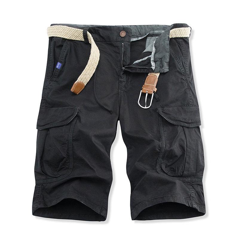 Herren vielseitige Cargo-Shorts mit verstellbarem Gürtel EB