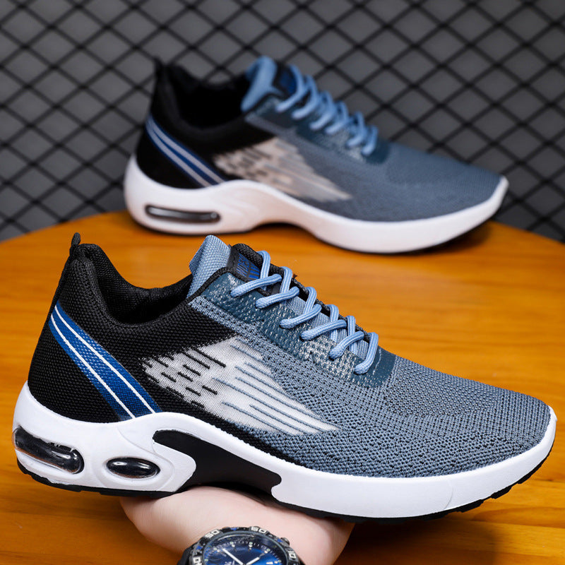Damen Komfortable Dämpfungs-Sneaker mit atmungsaktiver Mesh-Oberfläche und elastischer Konstruktion EB