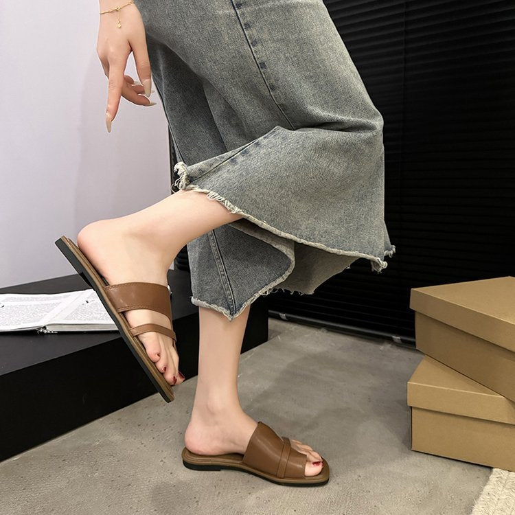 Damen Sandalen mit komfortablem Fußbett und modernem Riemendesign EB