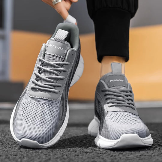 Damen Sportliche Sneakers mit atmungsaktiver Mesh-Oberfläche und stabiler Laufsohle EB 1773460156