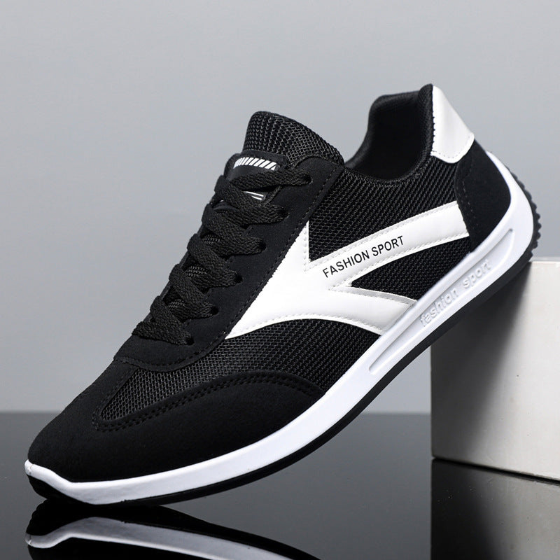 Damen Sportliche Sneakers mit atmungsaktiven Mesh-Einsätzen und dämpfender Sohle EB