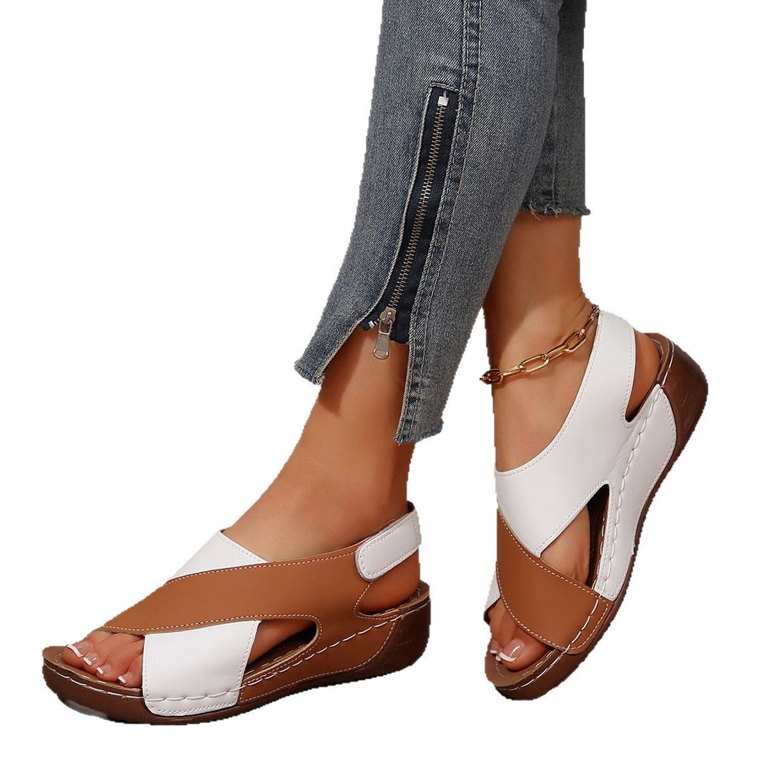 Damen Elegante Riemchen-Pantoletten mit komfortablem Fußbett EB