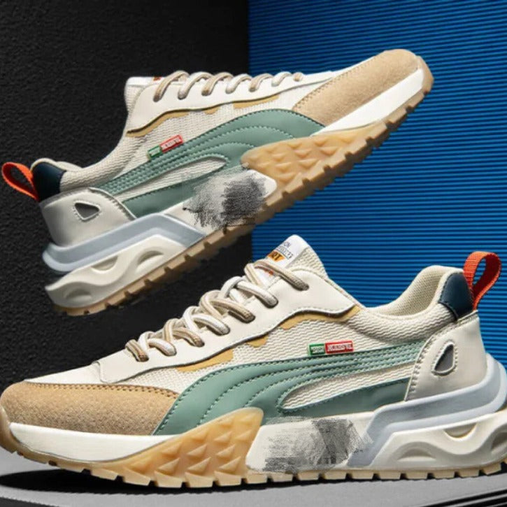 Damen modische und bequeme Sneakers mit atmungsaktivem Obermaterial EB