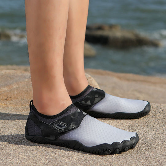 Damen Leichtgewicht Schwimmschuhe mit rutschfester Sohle und flexiblem Design EB