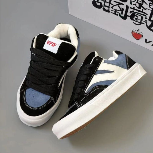 Damen sportive Sneakers im Retro-Stil mit weichem Innenfutter EB