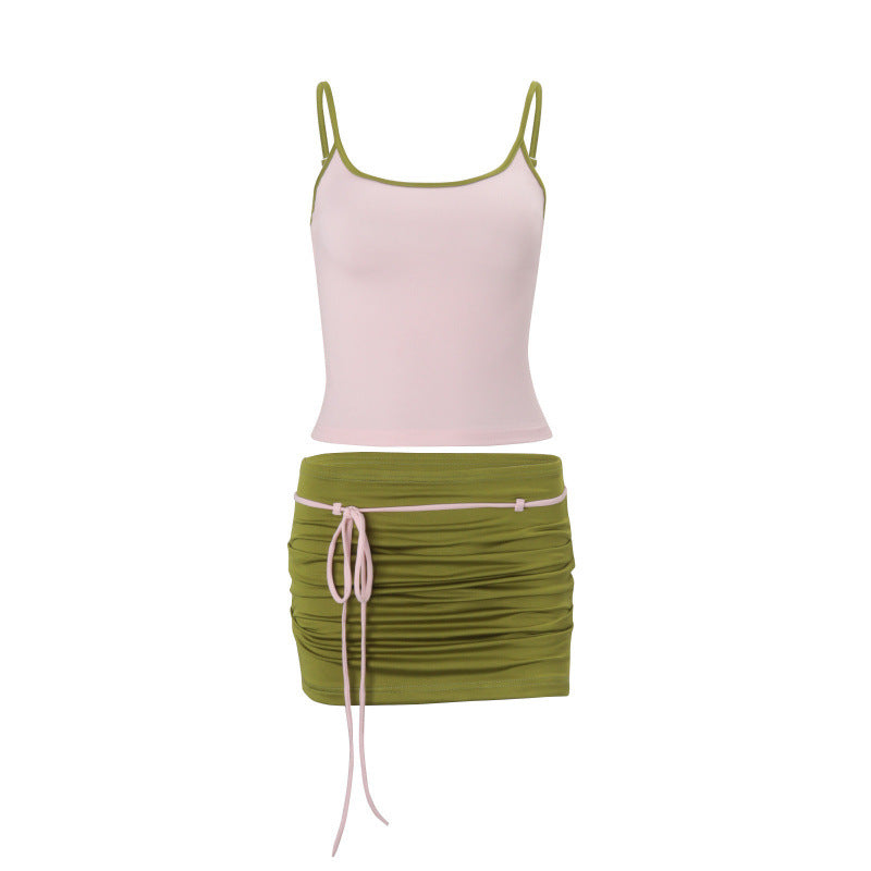Damen körperbetontes Spaghetti-Top EB