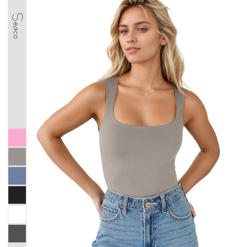 Damen Sportlicher Body mit Kreuzrücken EB