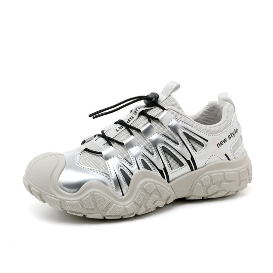 Damen Sportliche Leichtgewicht-Sneaker mit atmungsaktiver Mesh-Oberfläche und rutschfester Sohle EB