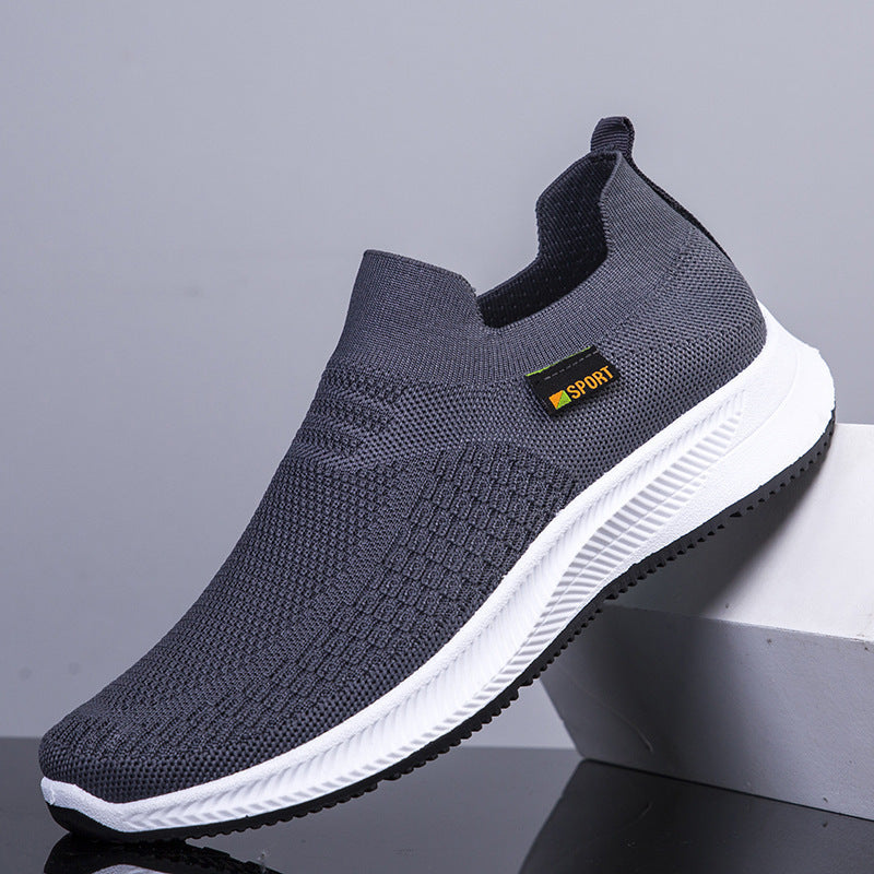 Damen Sportliche Sneaker mit elastischem Strickobermaterial EB