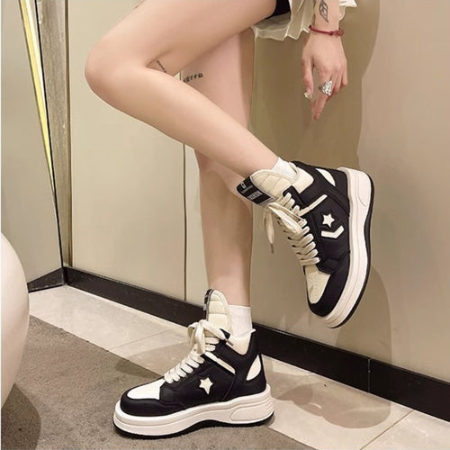 Damen modische High-Top Sneakers EB