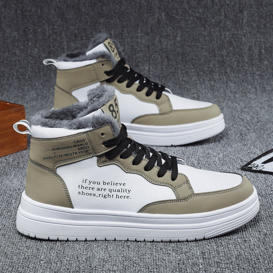 Damen High-Top Sneakers mit warmem Innenfutter und rutschfester Sohle EB