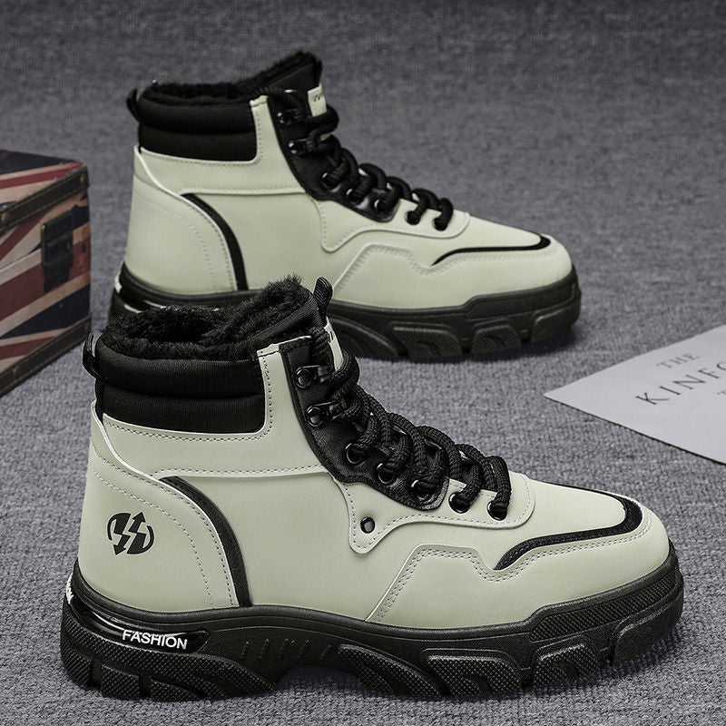 Damen Hohe Winterboots mit kuscheligem Innenfutter und rutschfester Sohle EB