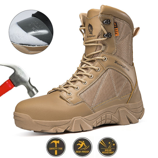Herren Sicherheitsstiefel mit rutschfester Sohle und atmungsaktiven Einsätzen EB