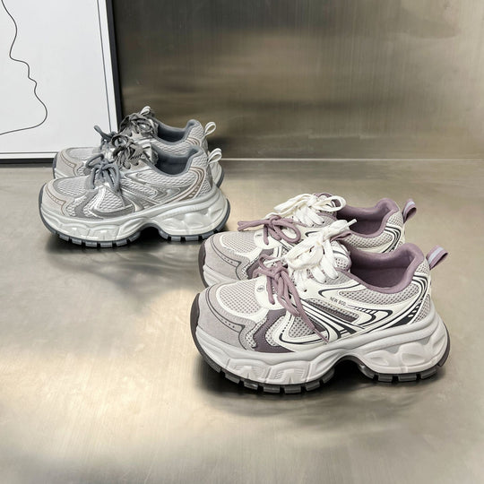 Damen Sportliche Trend-Sneaker mit rutschfester Sohle und atmungsaktivem Mesh-EB
