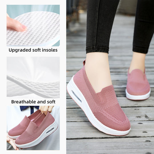 Damen Komfortable und atmungsaktive Slip-On Sneakers EB