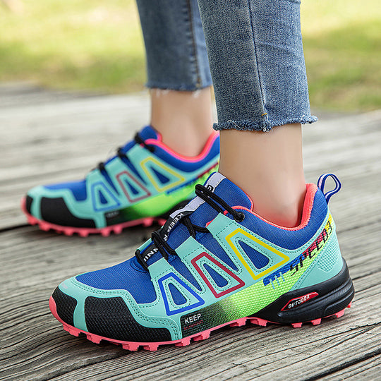 Damen Trailrunning-Schuhe mit rutschfester Sohle und atmungsaktivem Obermaterial EB