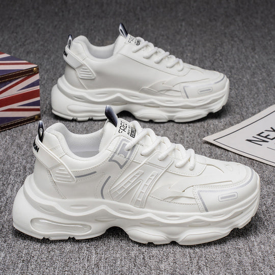 Damen Sportliche Sneakers mit stoßdämpfendem Sohlenprofil und atmungsaktivem Obermaterial EB