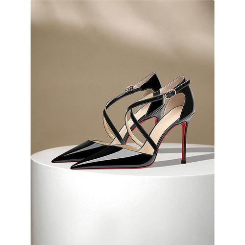 Damen elegante Slingback High Heel Schuhe EB