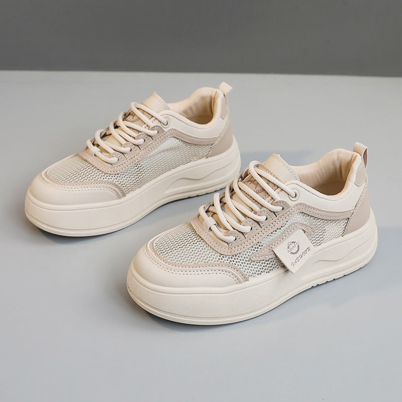 Damen sportliche Sneakers mit atmungsaktivem Mesh und dämpfendem Sohlenprofil EB