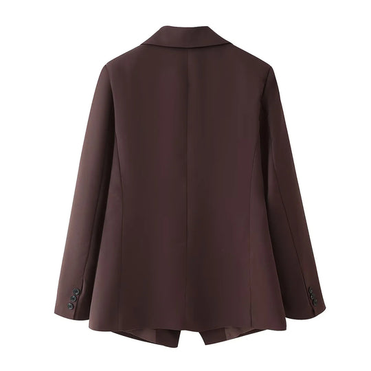 Damen elegante Blazerjacke im klassischen Schnitt EB