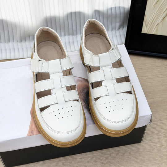 Damen bequeme Freizeitschuhe mit verstellbaren Riemen EB