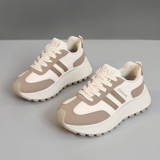 Damen Sportliche Sneakers mit dämpfendem Profil und atmungsaktiver Mesh-Oberfläche EB