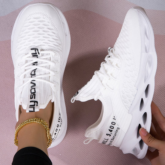 Damen Atmungsaktive Laufschuhe mit elastischem Obermaterial und griffiger Sohle EB