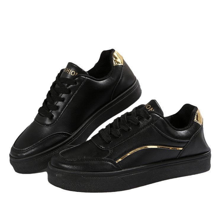 Damen Sneakers mit elegantem Metallic-Detail und rutschfester Sohle EB