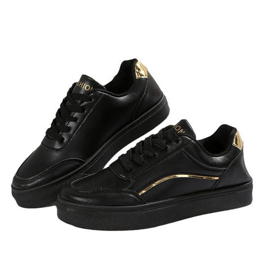 Damen Sneakers mit elegantem Metallic-Detail und rutschfester Sohle EB