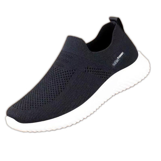 Damen Atmungsaktive Slip-On Sneakers mit flexiblem Design und rutschfester Sohle EB