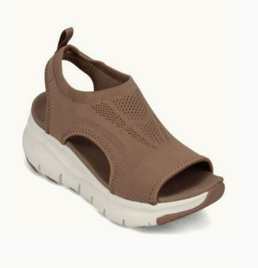 Damen sportliche und stilvolle Zehentrenner-Sandalen mit ergonomischem Design EB