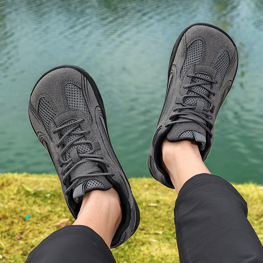 Damen Sportliche Freizeitschuhe mit atmungsaktiver Mesh-Oberfläche und rutschfester Sohle EB