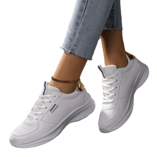 Damen Sportliche Sneakers mit atmungsaktiver Sohle und rutschfester Laufsohle EB