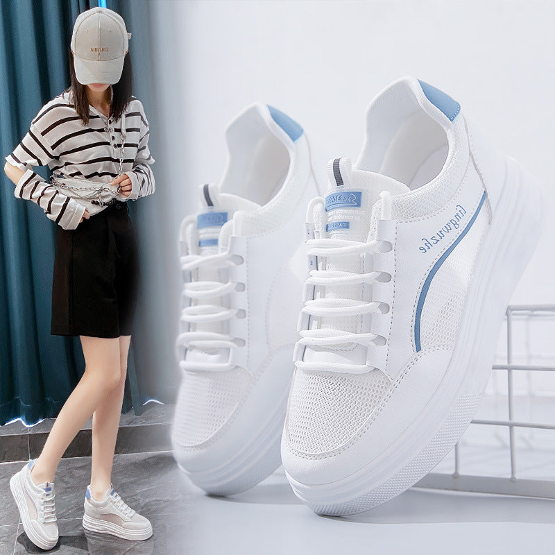 Damen Lifestyle Sneakers mit atmungsaktiver Mesh-Oberfläche und bequemer Dämpfung EB