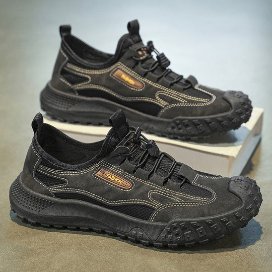 Damen Sportliche Sneakers mit robustem Obermaterial und rutschfester Sohle EB