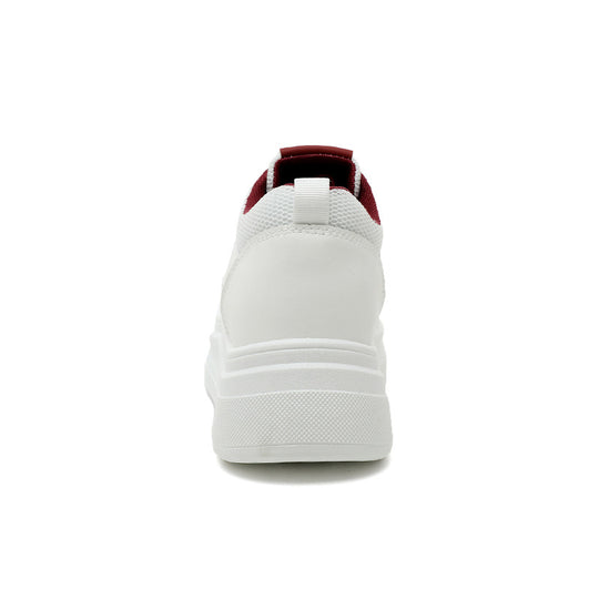 Damen Modische Sneaker mit erhöhtem Plateau und atmungsaktivem Mesh-EB